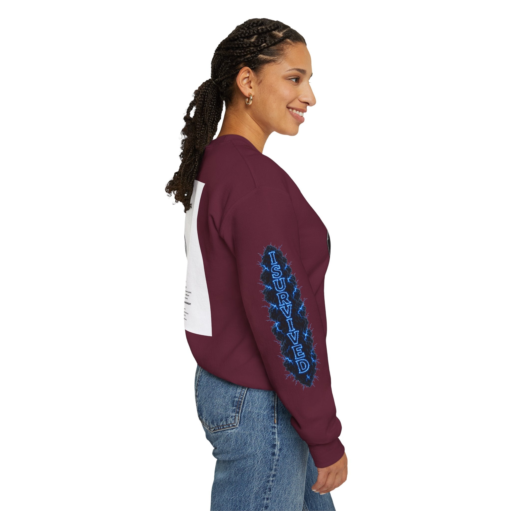 I Survived 2020 — Director's Cut S3:E3 "Remote Schooling" | Lockdown Edition Documentary Unisex Heavy Blend™ Crewneck Sweatshirt