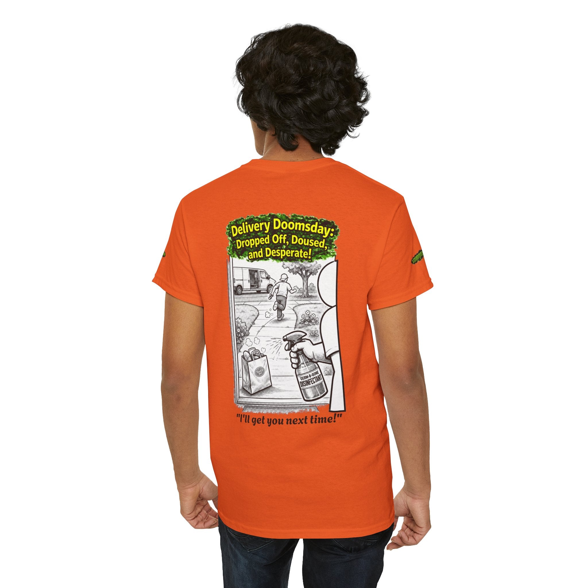 Sobreviví al 2020 — T1:E5 "El día del juicio final de las entregas" | Camiseta unisex de algodón pesado (Edición Pandemia) (EDICIÓN ESPECIAL)