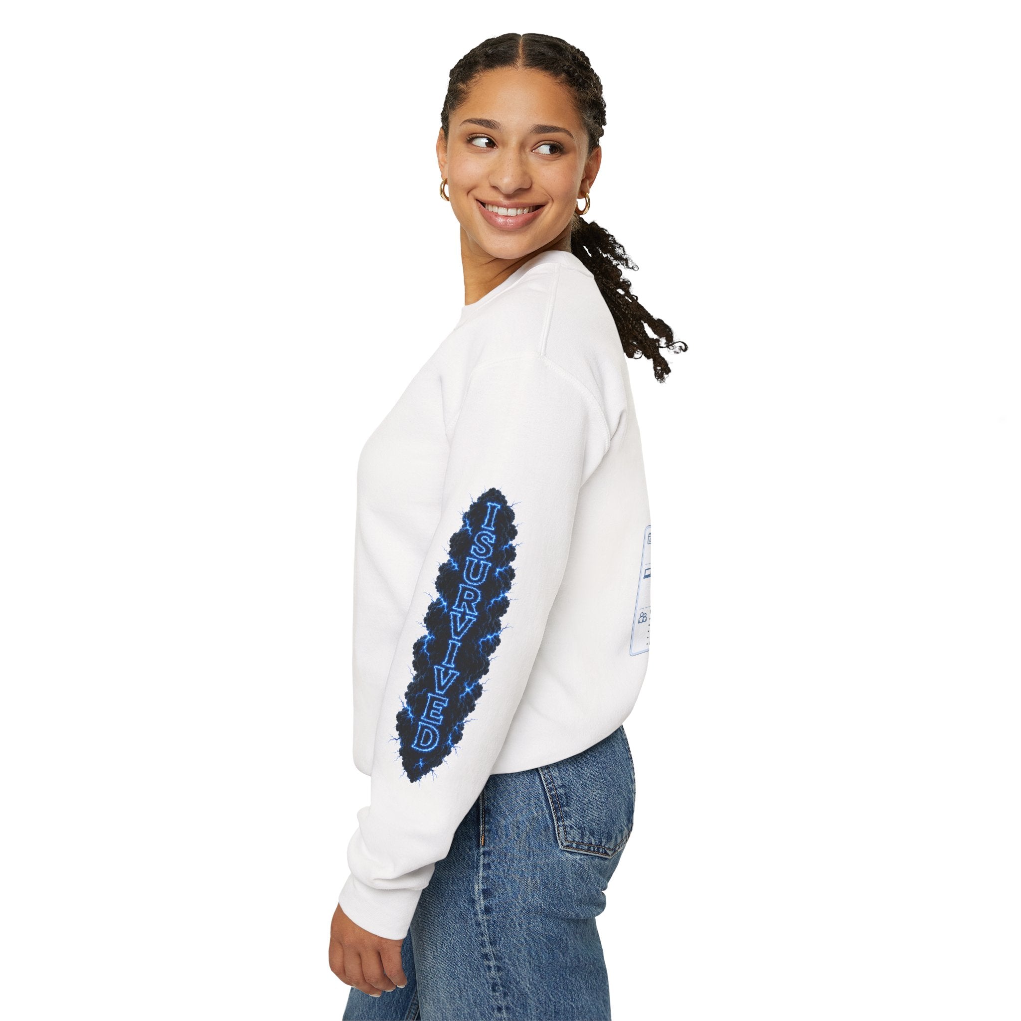 I Survived 2020 — LOCKDOWN S3:E3: Director's Cut Special Edition "Remote Schooling" Unisex Heavy Blend™ Crewneck Sweatshirt