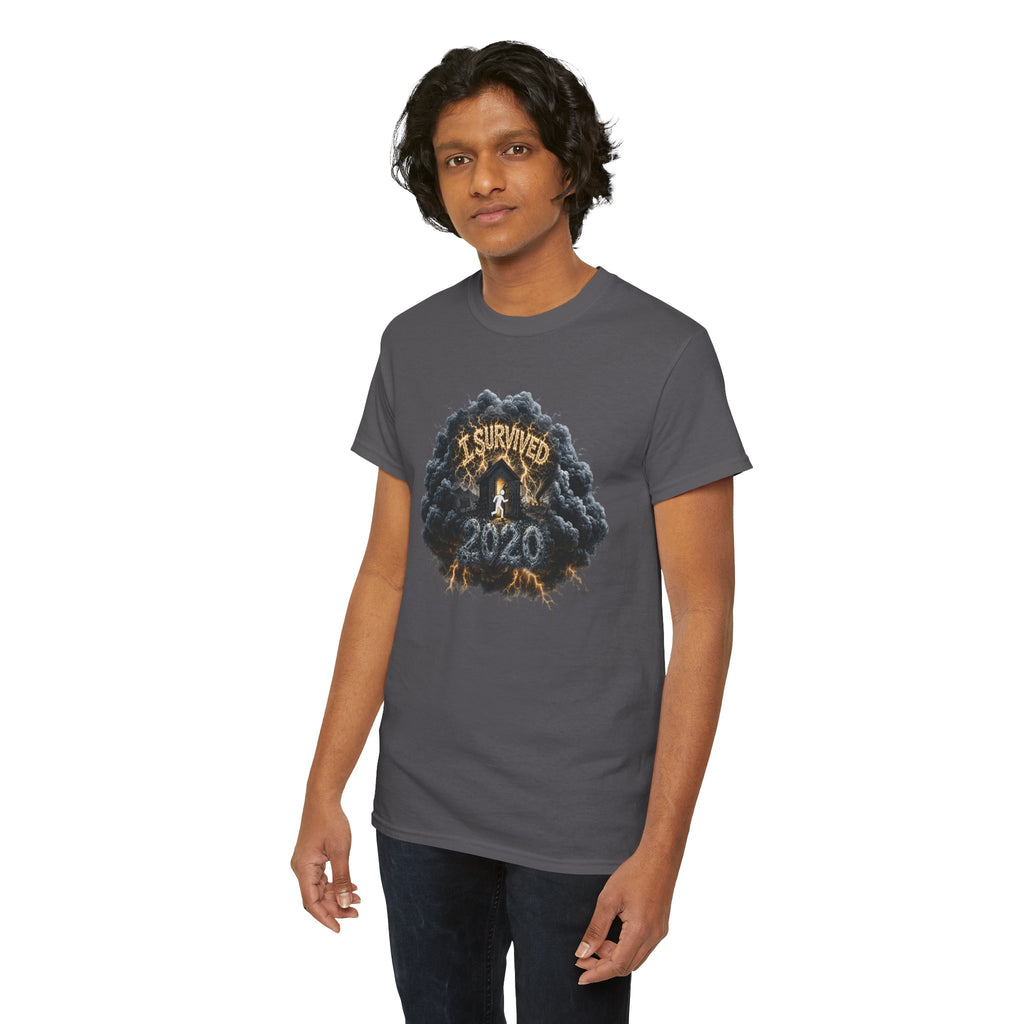 I Survived 2020 —  Deriector's Cut Original Design Teaser Tee | Season 1 Premiere Drop Unisex Heavy Cotton Tee