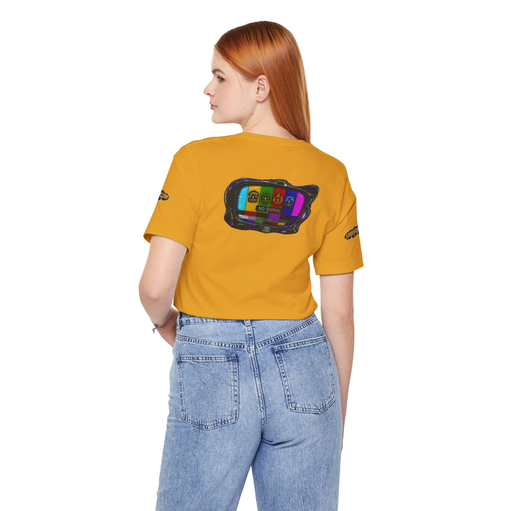 I Survived 2020 — "No Signal" Test Pattern Tee Alien Broadcast Finale Summer Premiere Unisex Jersey Short Sleeve Tee