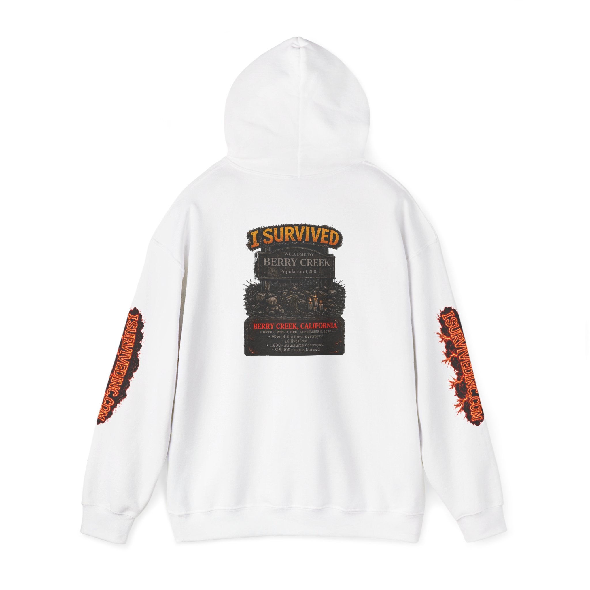 I Survived 2020 — WILDFIRES S2:E1: "Berry Creek" Memorial Hoodie