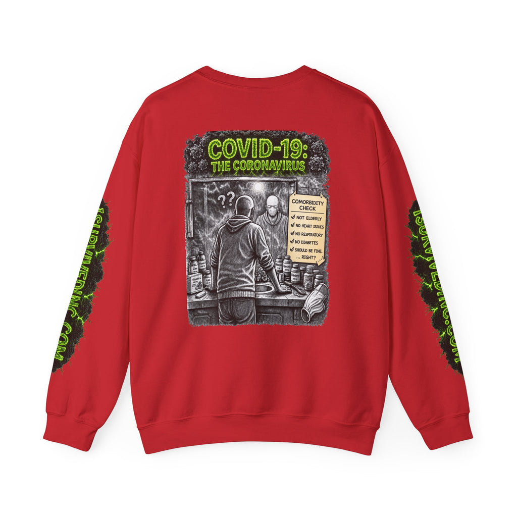 I Survived 2020 — S1:E1 "COVID-19: The Coronavirus" | Pandemic Edition Unisex Heavy Blend™ Crewneck Sweatshirt