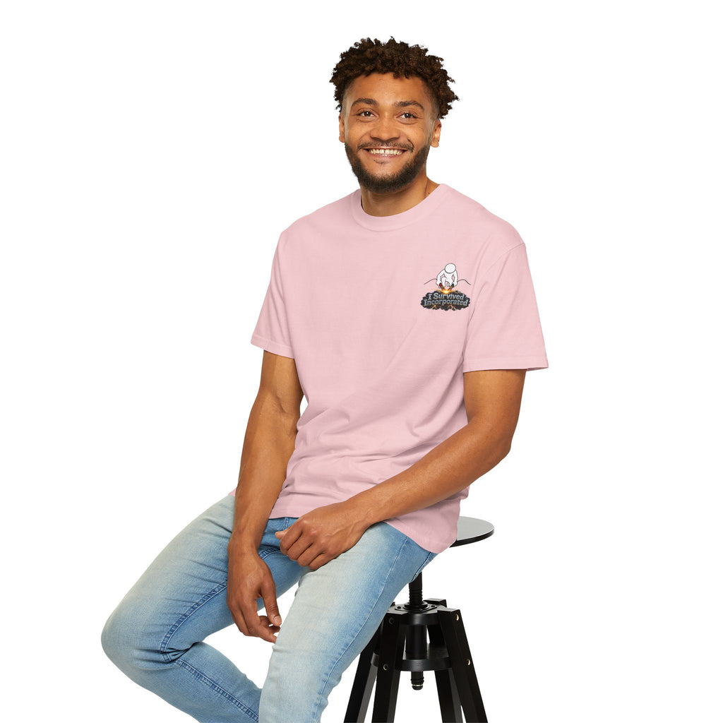 I Survived 2020 — "Please Stand By" Test Pattern Tee Summer Premier Unisex Garment-Dyed T-shirt