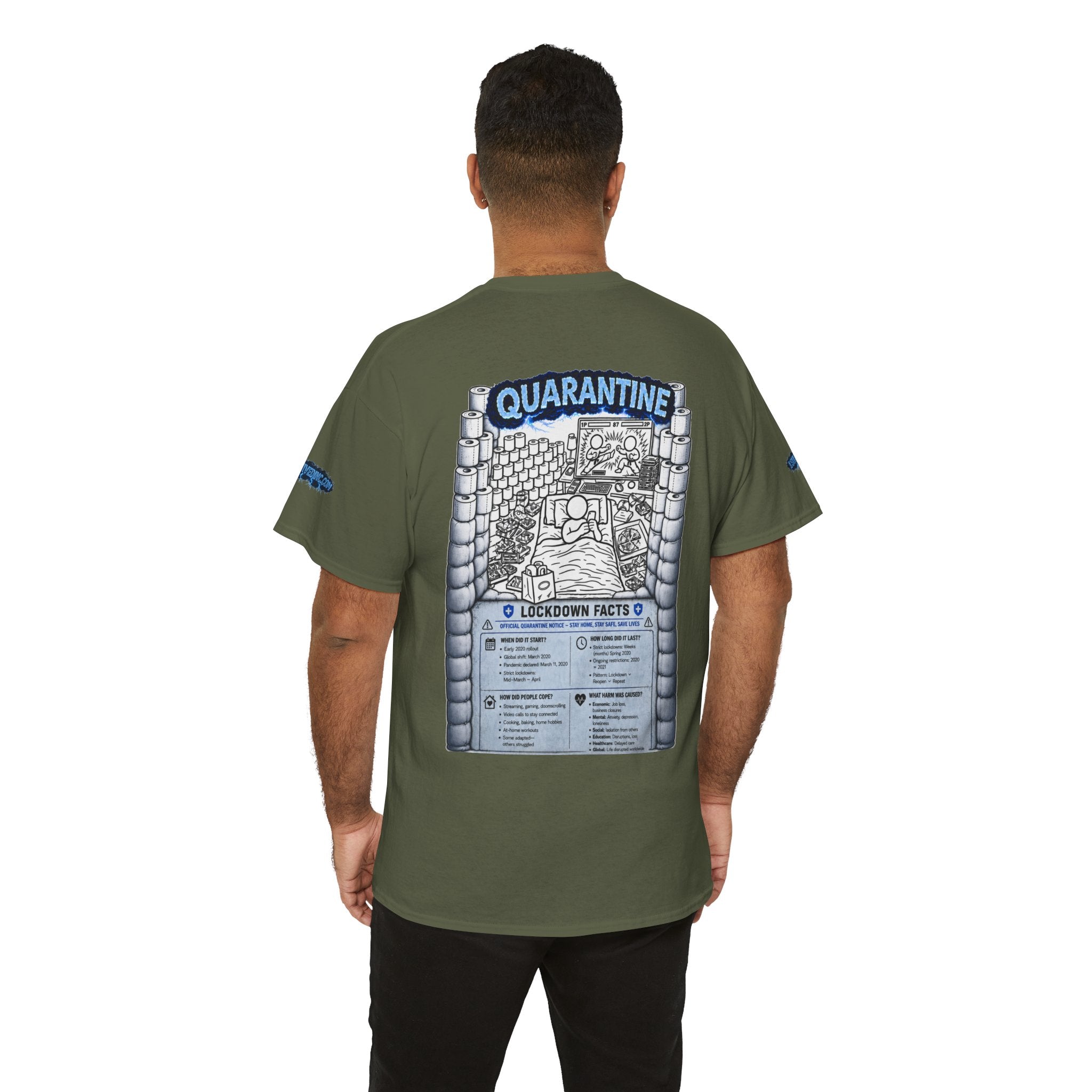 I Survived 2020 — LOCKDOWN S3:E1: Special Edition "Quarantine" Unisex Heavy Cotton Tee