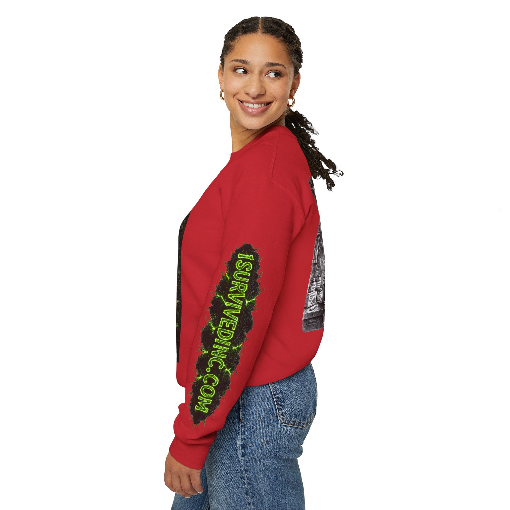 I Survived 2020 — S1:E1 "COVID-19: The Coronavirus" | Pandemic Edition Unisex Heavy Blend™ Crewneck Sweatshirt