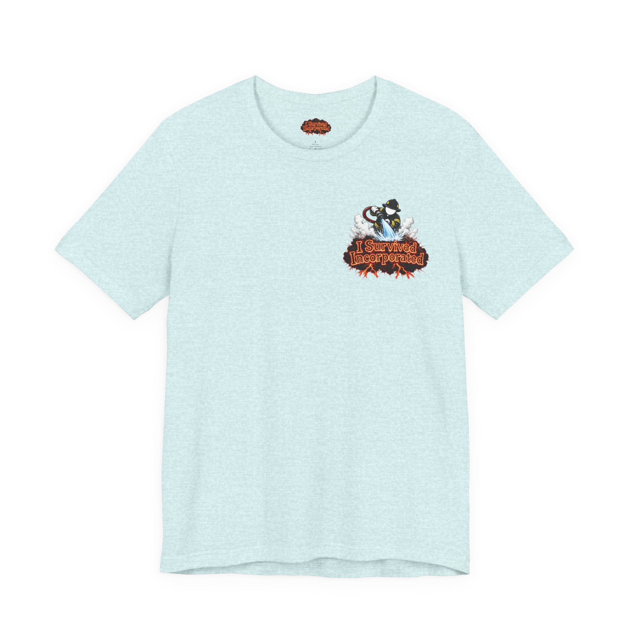 I Survived 2020 — "Please Stand By" Test Pattern Tee Wildfire Signal Edition Summer Premiere Unisex Jersey Short Sleeve Tee