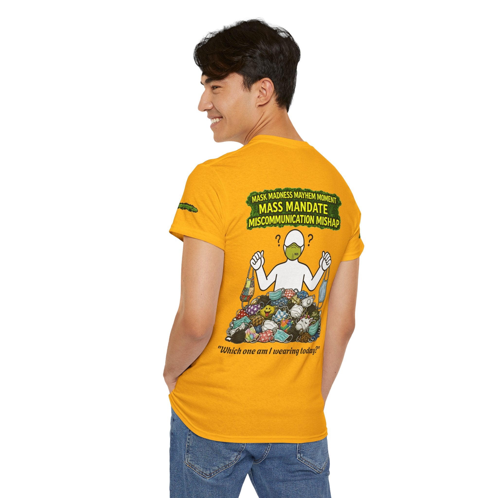 I Survived 2020 — PANDEMIC S1:E4: Director's Cut Special Edition "Mask Madness" Unisex Heavy Cotton Tee