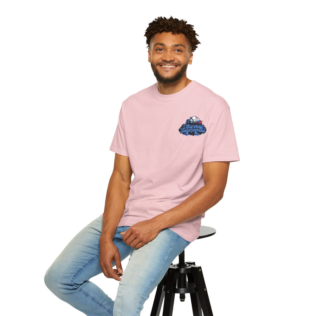 I Survived 2020 — "Please Stand By" Test Pattern Tee Lockdown Special Edition Summer Exclusive Unisex Garment-Dyed T-shirt