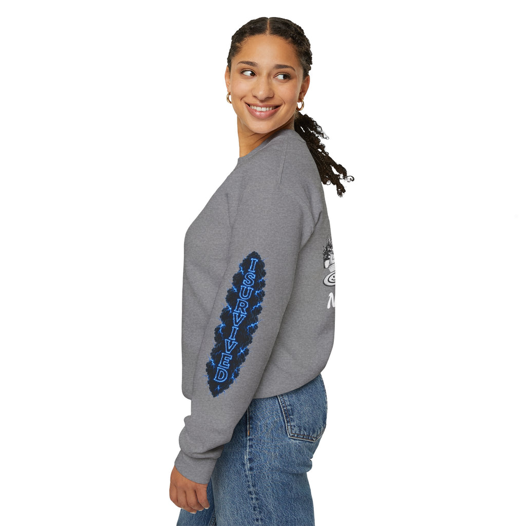 I Survived 2020 — LOCKDOWN S3:E4: Director's Cut "Working From Home" Unisex Heavy Blend™ Crewneck Sweatshirt