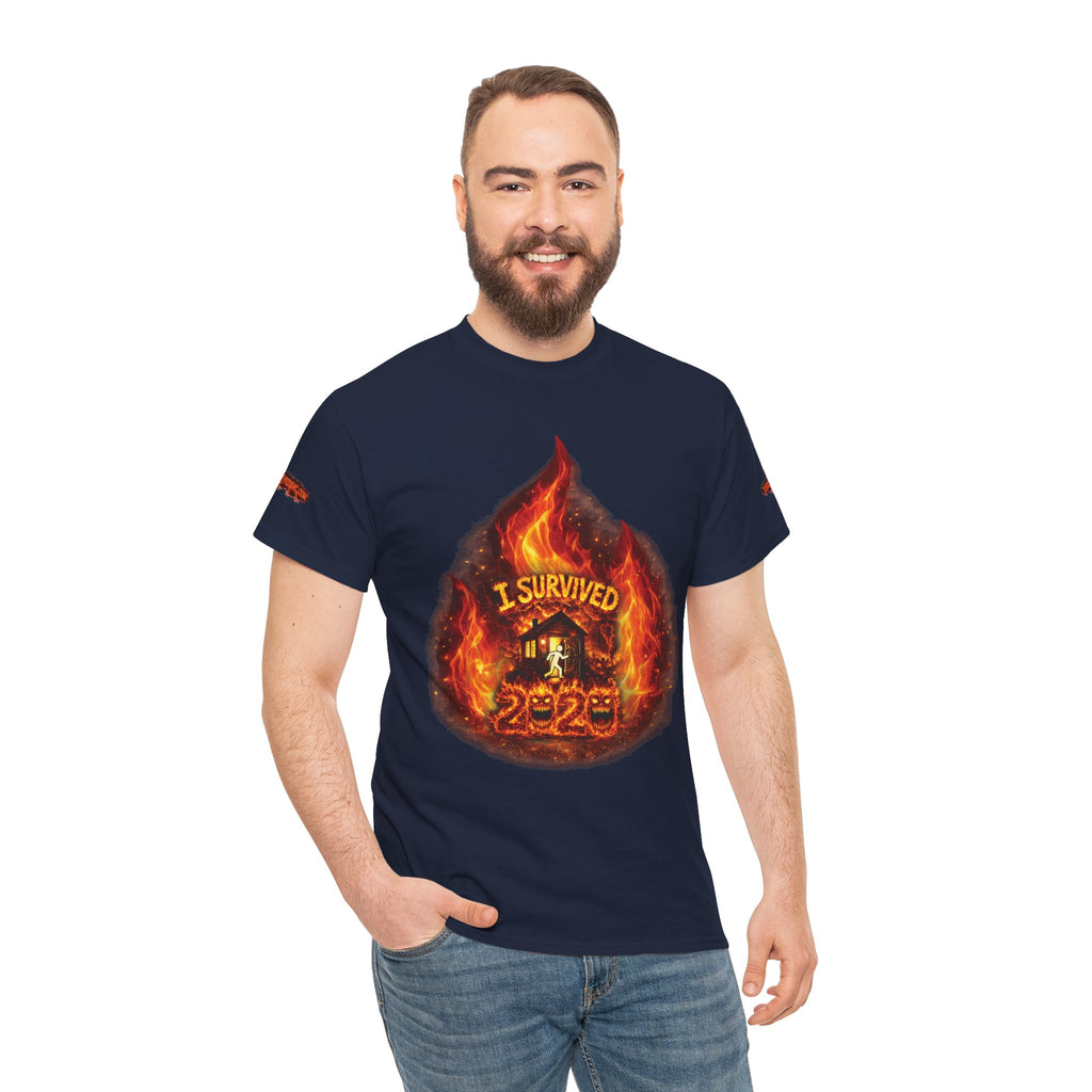 I Survived 2020 — Director's Cut S2:E1 "Berry Creek" | Wildfire Edition Memorial Unisex Heavy Cotton Tee (SPECIAL EDITION)