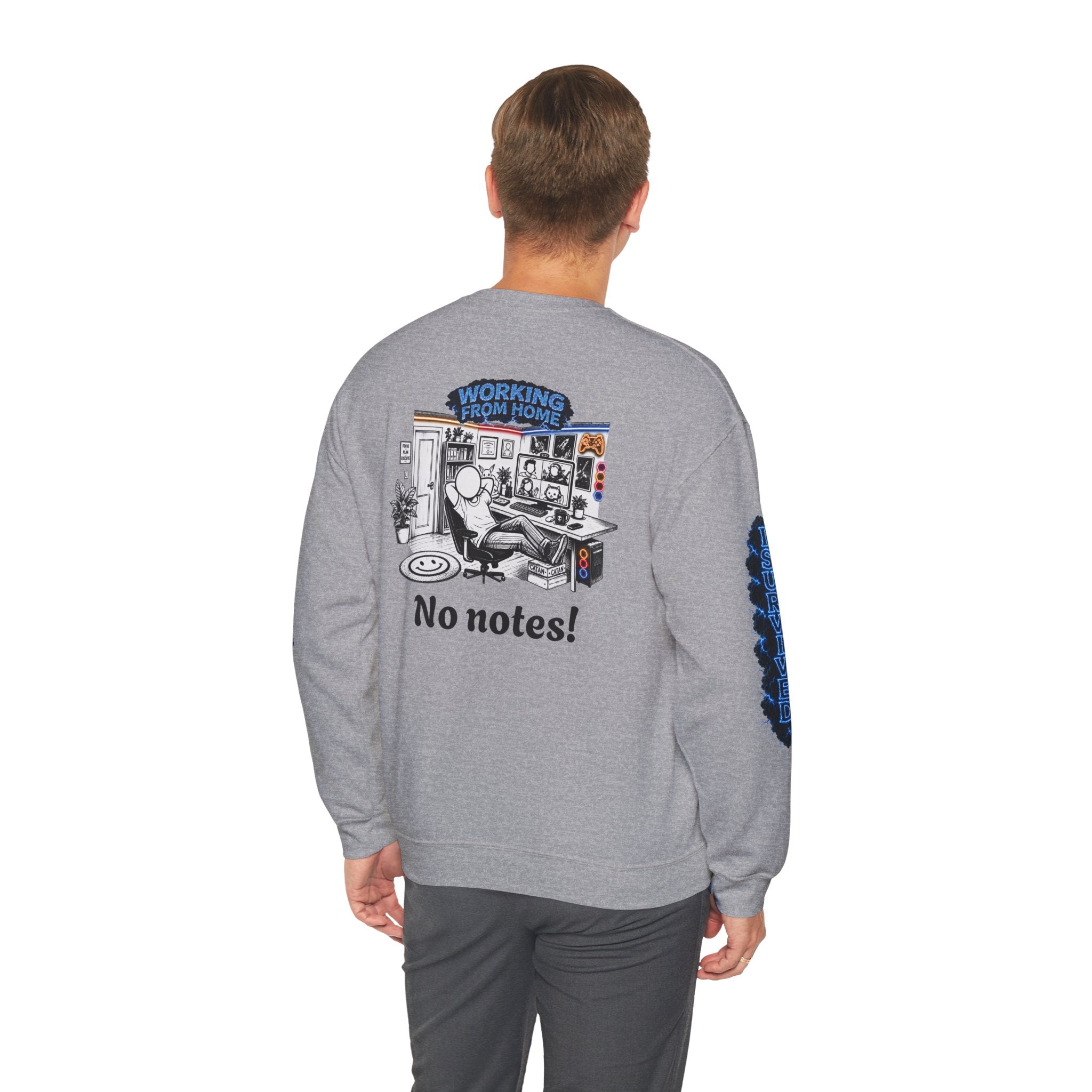 I Survived 2020 — Director's Cut S3:E4 "Working From Home" | Mid-Season Finale Pt. 1 | Lockdown Edition Documentary Unisex Heavy Blend™ Crewneck Sweatshirt