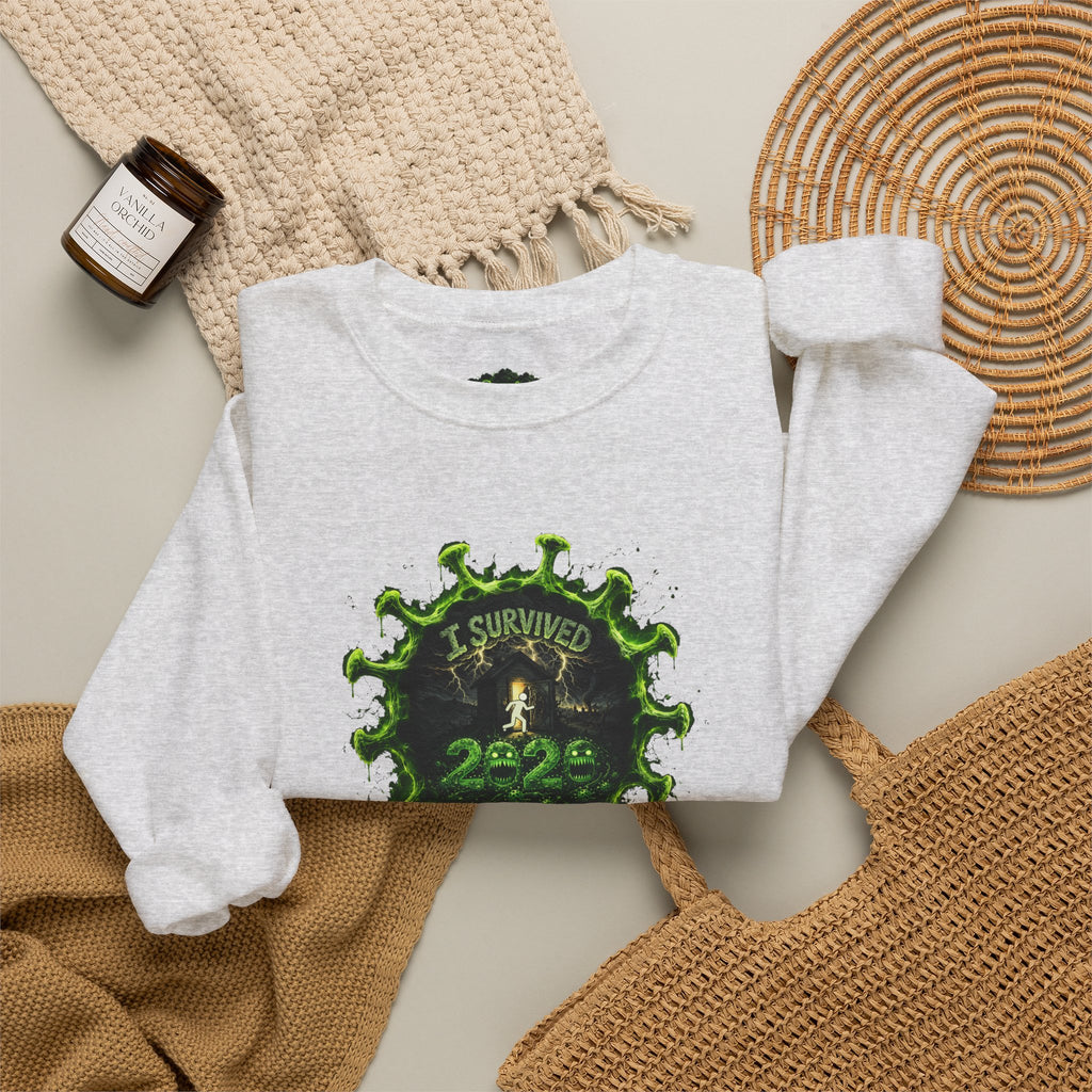 I Survived 2020 — PANDEMIC S1:E2: Director's Cut "The Coming of COVID" Unisex Heavy Blend™ Crewneck Sweatshirt