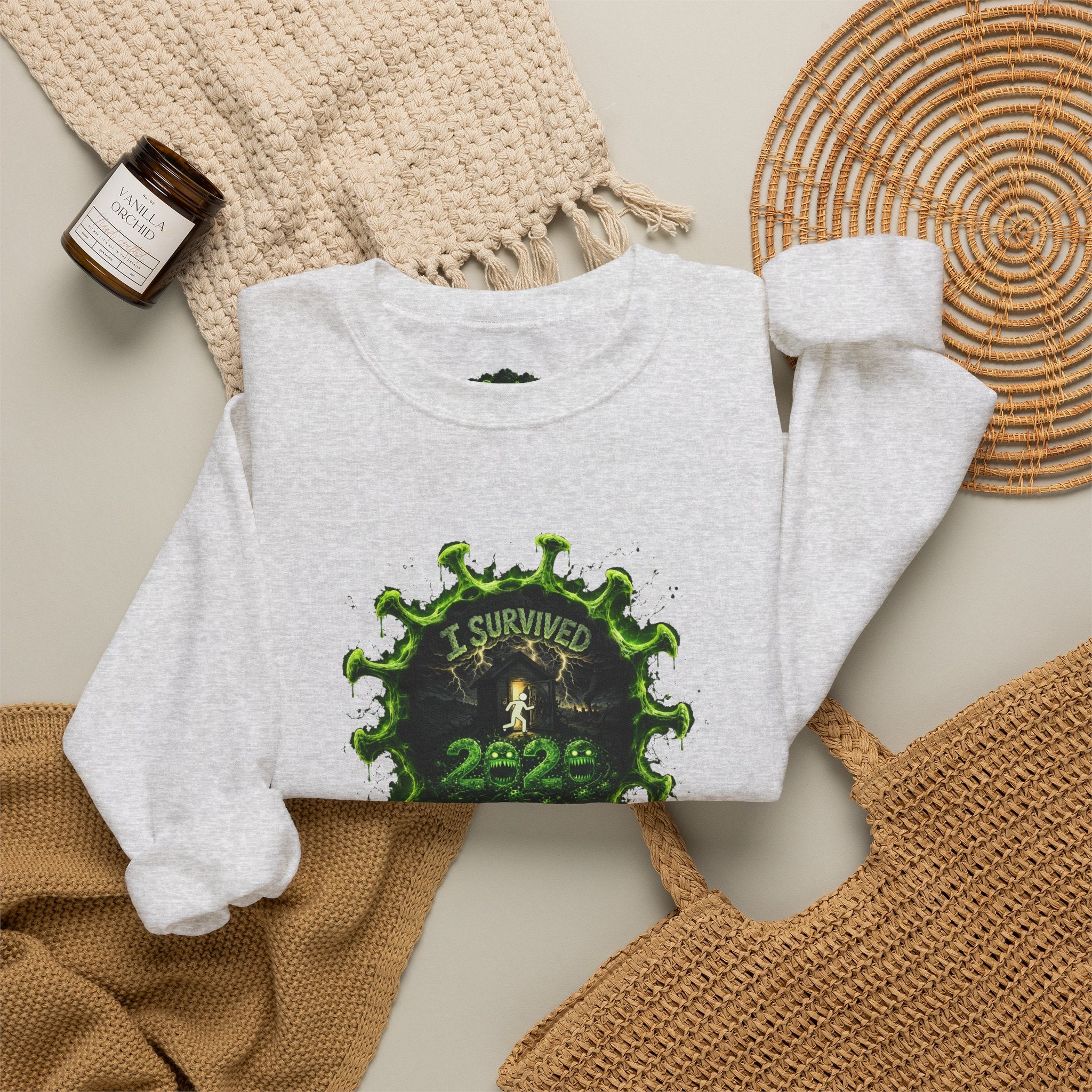 I Survived 2020 — PANDEMIC S1:E2: Director's Cut "The Coming of COVID" Unisex Heavy Blend™ Crewneck Sweatshirt