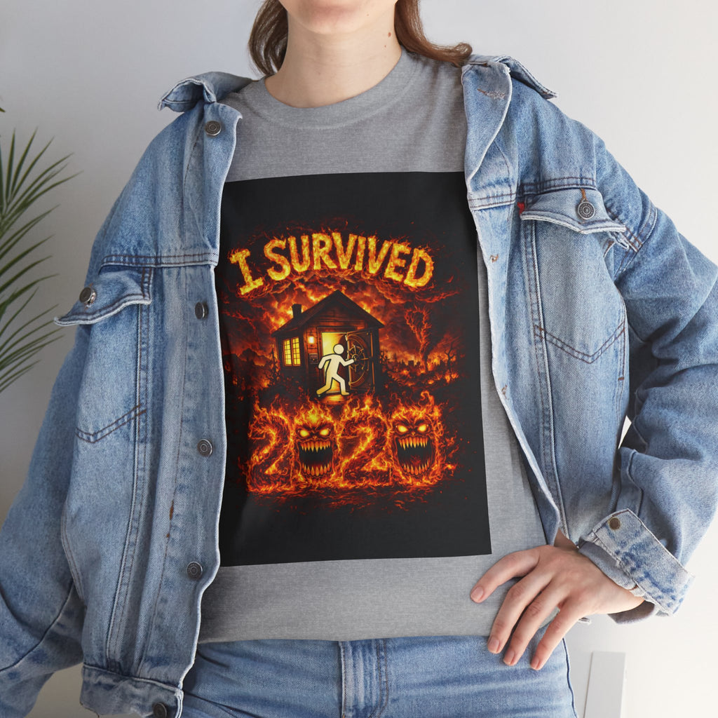 I Survived 2020 — S2:E4 "Western U.S. Wildfire Season" | Mid-Season Finale Pt. 1 | Wildfire Edition Memorial Unisex Heavy Cotton Tee (SPECIAL EDITION)