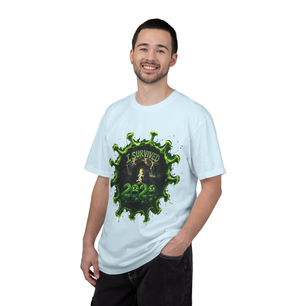 I Survived 2020 — Director's Cut S1:E5 "Delivery Doomsday" | Pandemic Edition Unisex Garment-Dyed T-shirt