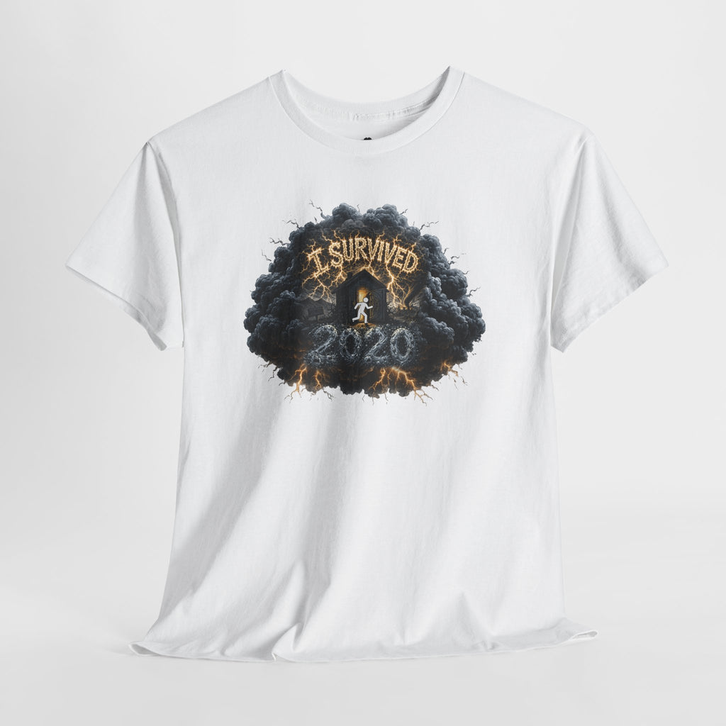 I Survived 2020 —  Deriector's Cut Original Design Teaser Tee | Season 1 Premiere Drop Unisex Heavy Cotton Tee