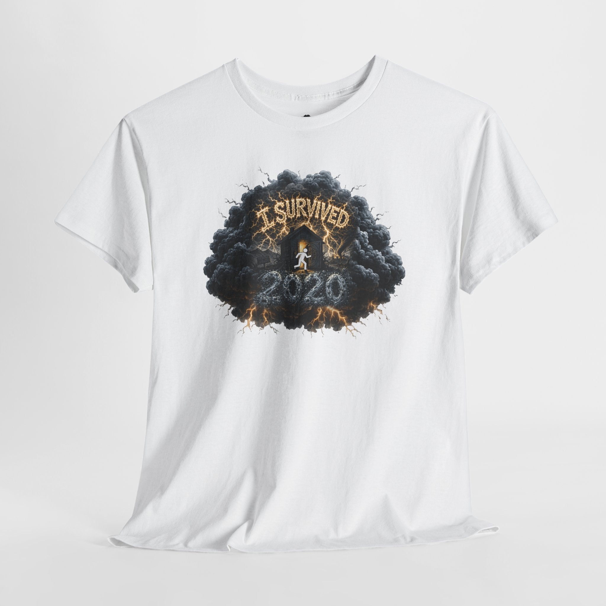 I Survived 2020 —  Deriector's Cut Original Design Teaser Tee | Season 1 Premiere Drop Unisex Heavy Cotton Tee