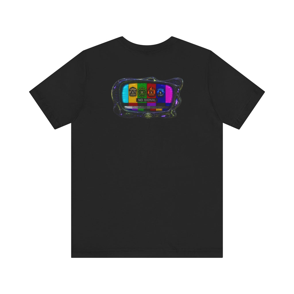 I Survived 2020 — "No Signal" Test Pattern Tee Alien Broadcast Finale Summer Premiere Unisex Jersey Short Sleeve Tee