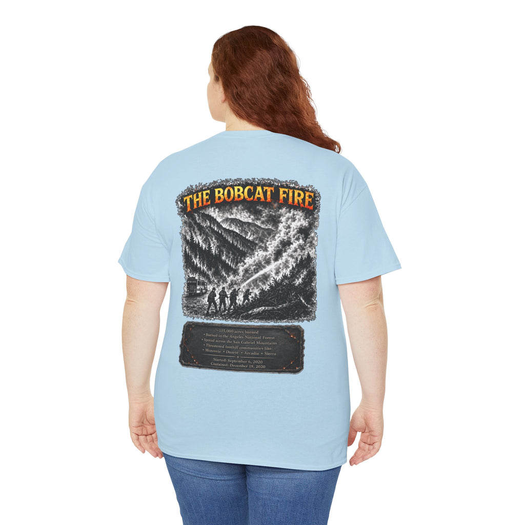 I Survived 2020 — WILDFIRES S2:E2: "The Bobcat Fire" Memorial Unisex Heavy Cotton Tee