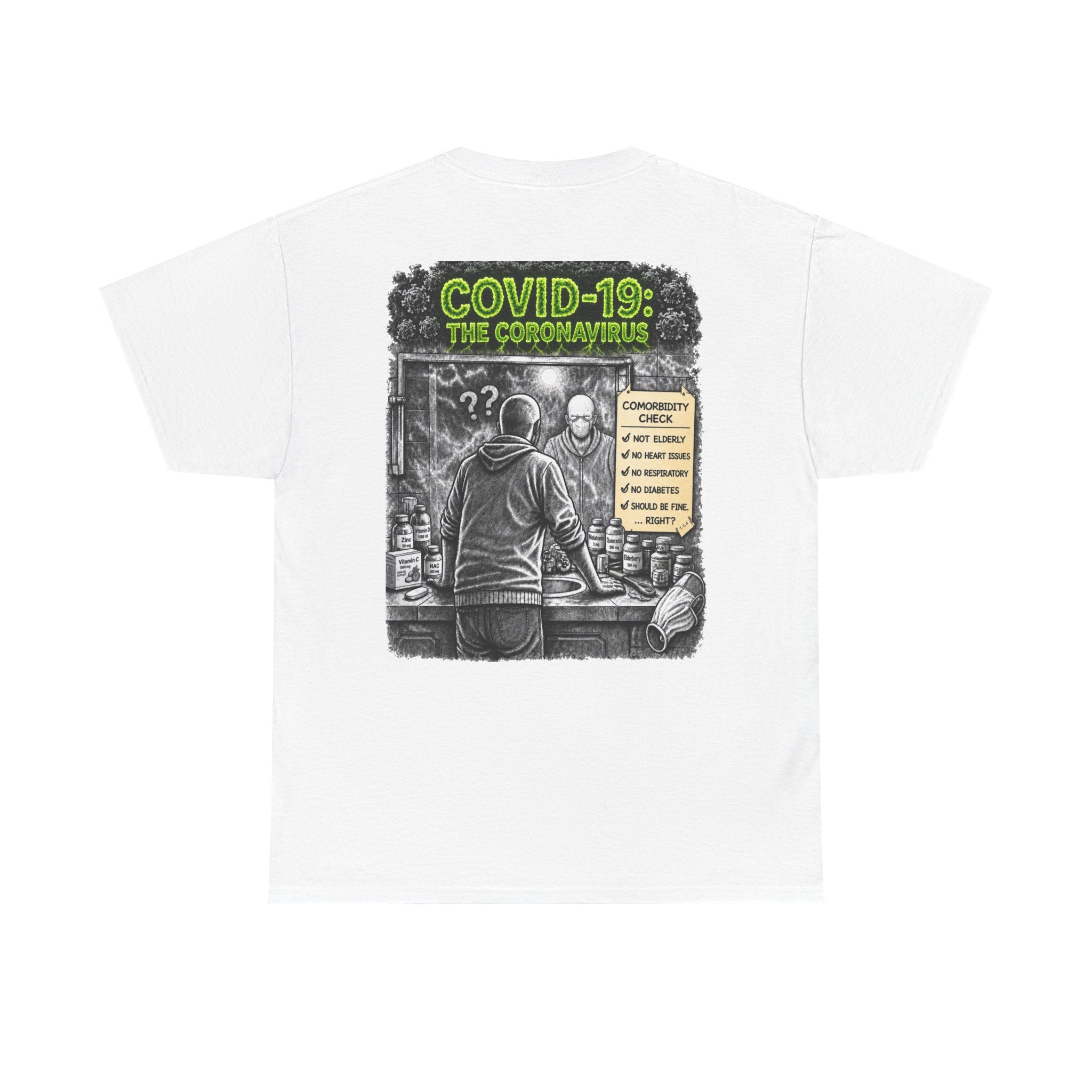I Survived 2020 — Director's Cut S1:E1 "COVID-19: The Coronavirus" | Pandemic Edition Unisex Heavy Cotton Tee