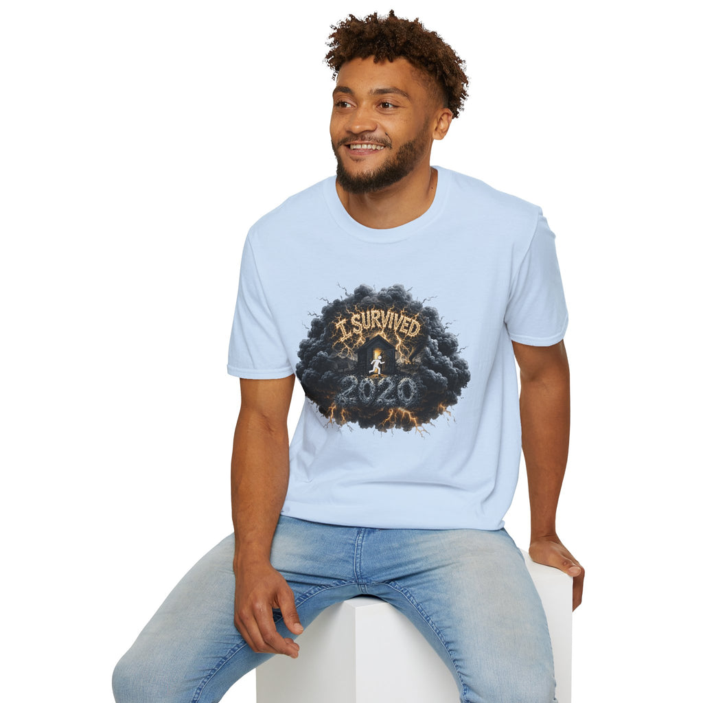 I Survived 2020 — Director's Cut Original Design Teaser Tee | Season 1 Premiere Drop Unisex Softstyle T-Shirt