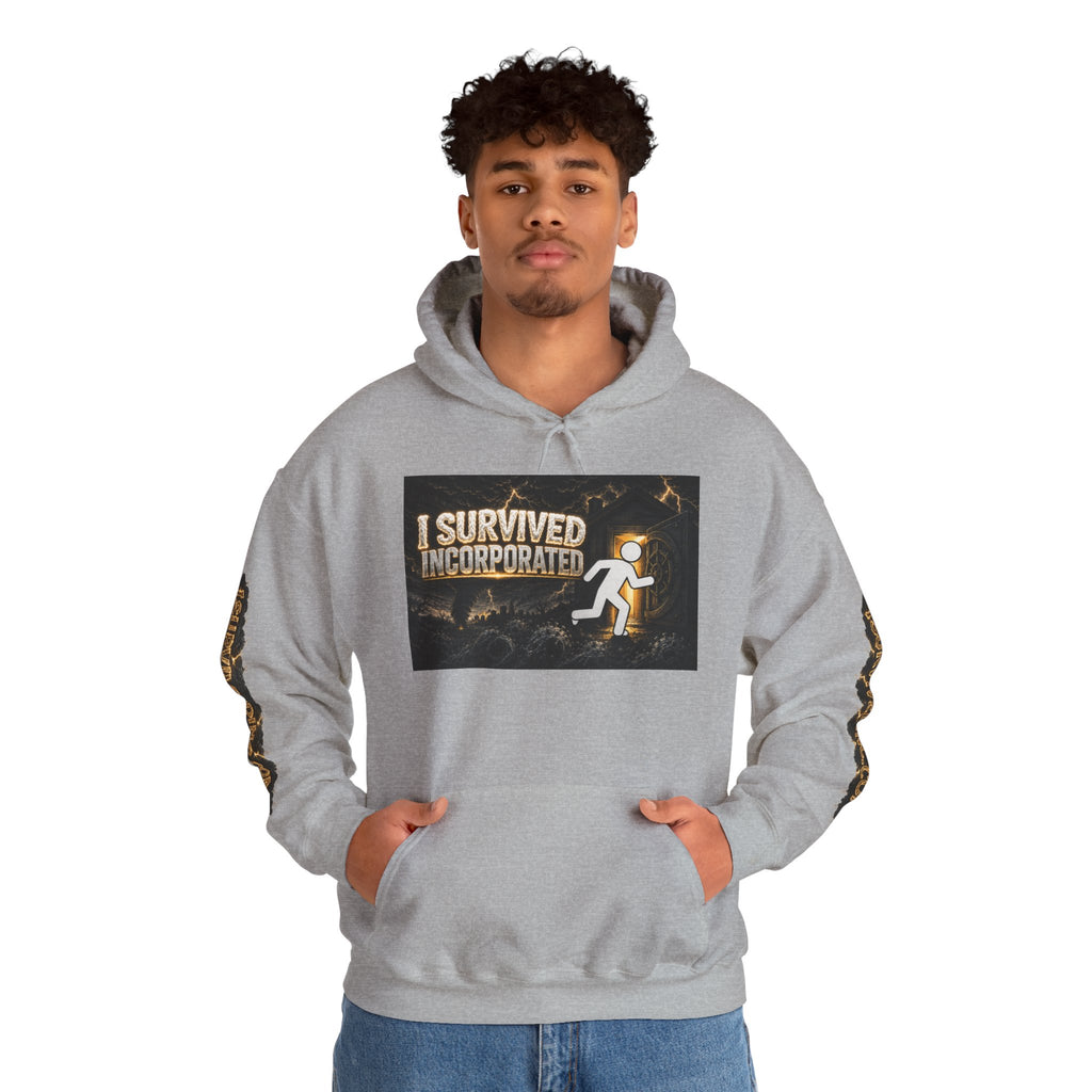 I Survived Incorporated Hoodie Sweatshirt – Original Design Teaser