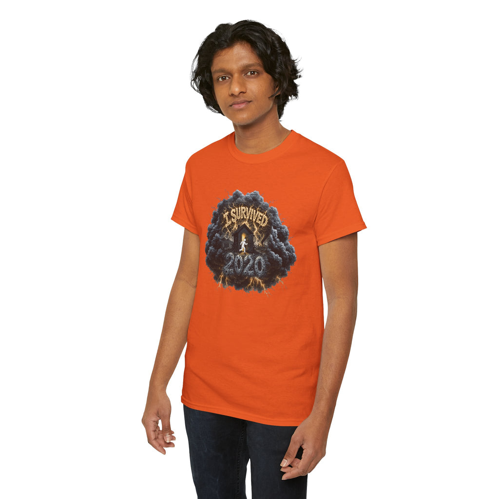 I Survived 2020 —  Deriector's Cut Original Design Teaser Tee | Season 1 Premiere Drop Unisex Heavy Cotton Tee