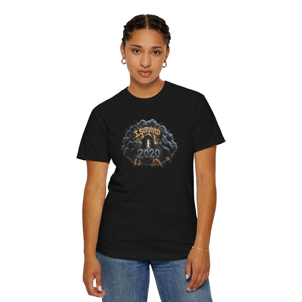 I Survived 2020 — Original PILOT Design: Director's Cut Unisex Garment-Dyed T-shirt