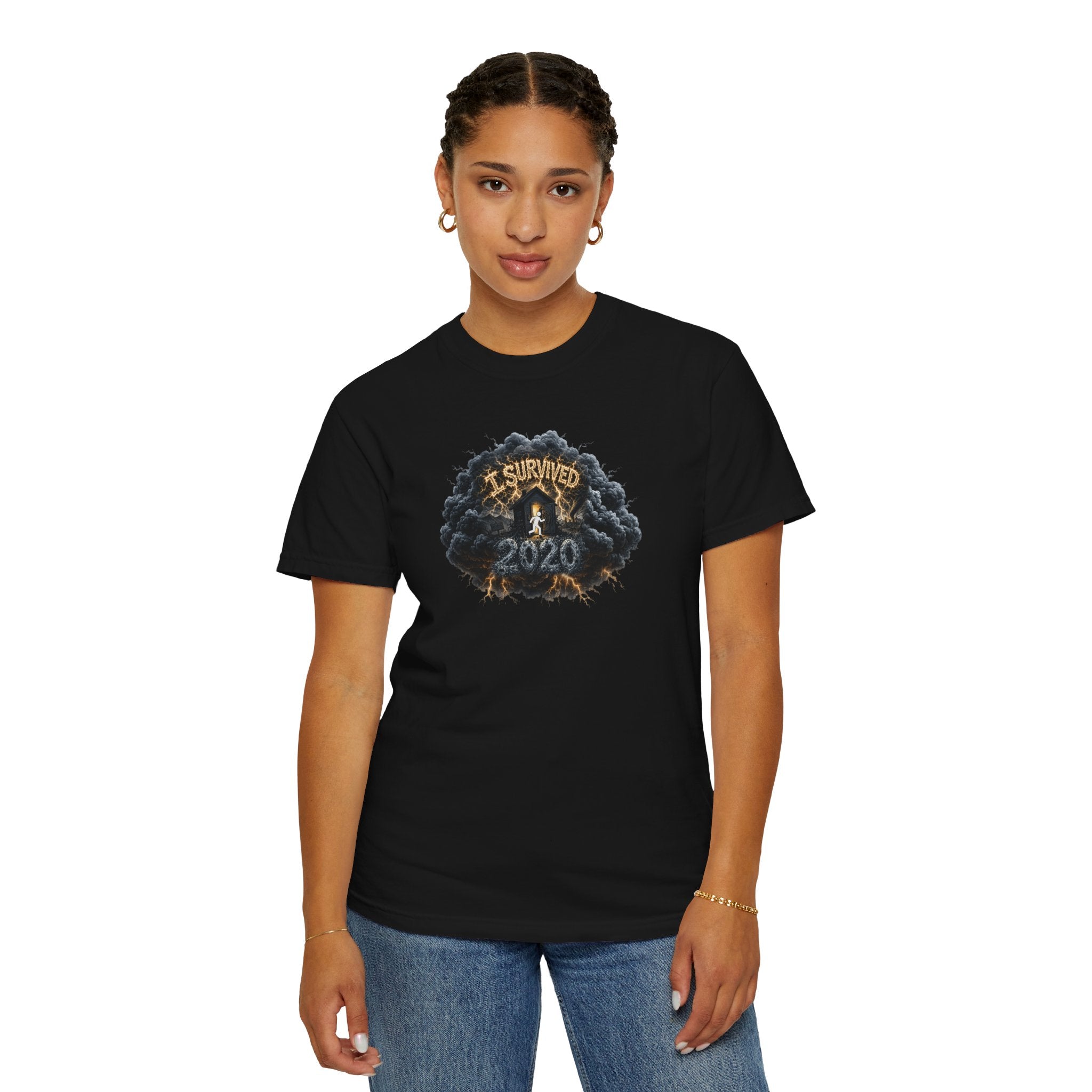 I Survived 2020 — Original PILOT Design: Director's Cut Unisex Garment-Dyed T-shirt