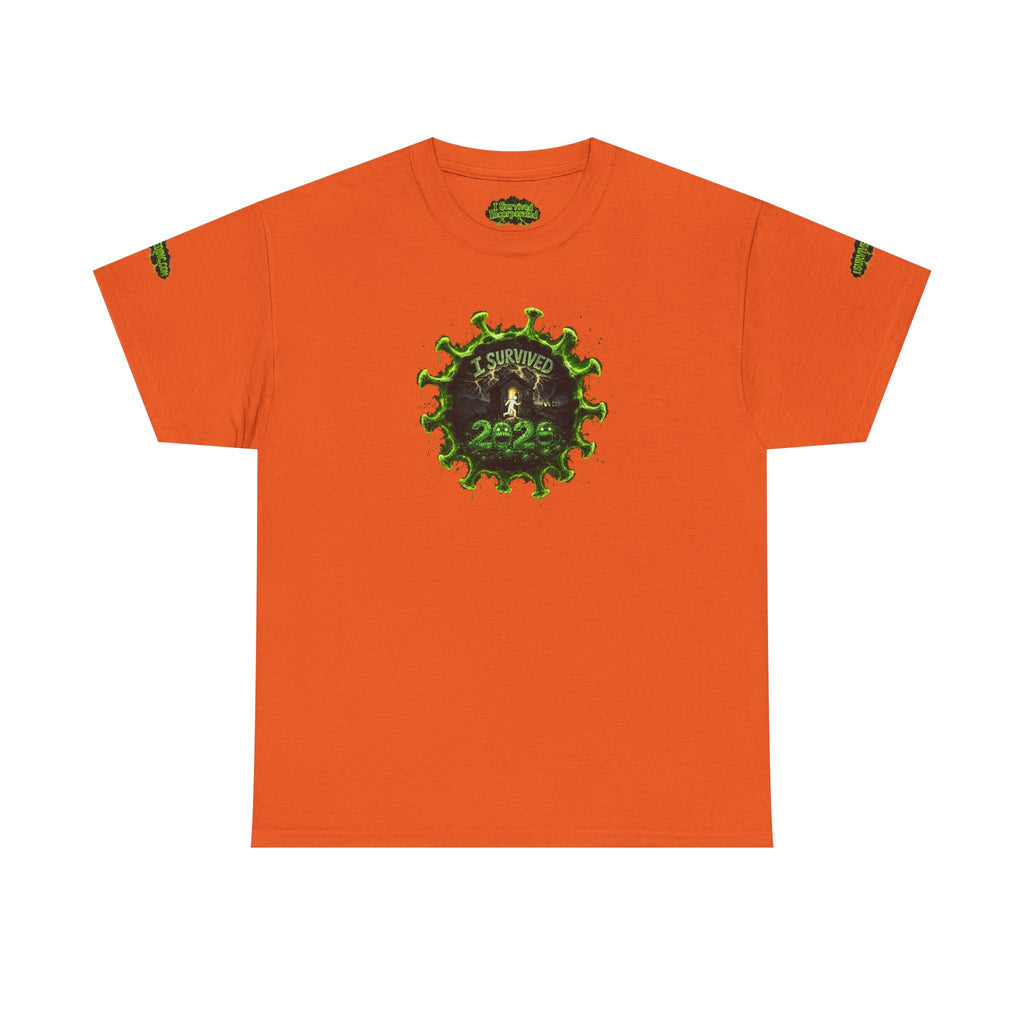 I Survived 2020 — PANDEMIC S1:E2: Director's Cut Special Edition "The Coming of COVID" Unisex Heavy Cotton Tee