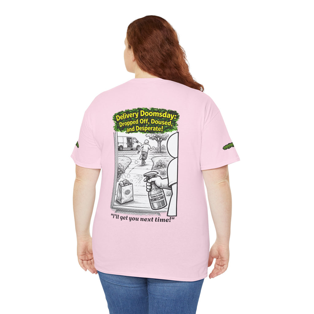 Sobreviví al 2020 — T1:E5 "El día del juicio final de las entregas" | Camiseta unisex de algodón pesado (Edición Pandemia) (EDICIÓN ESPECIAL)