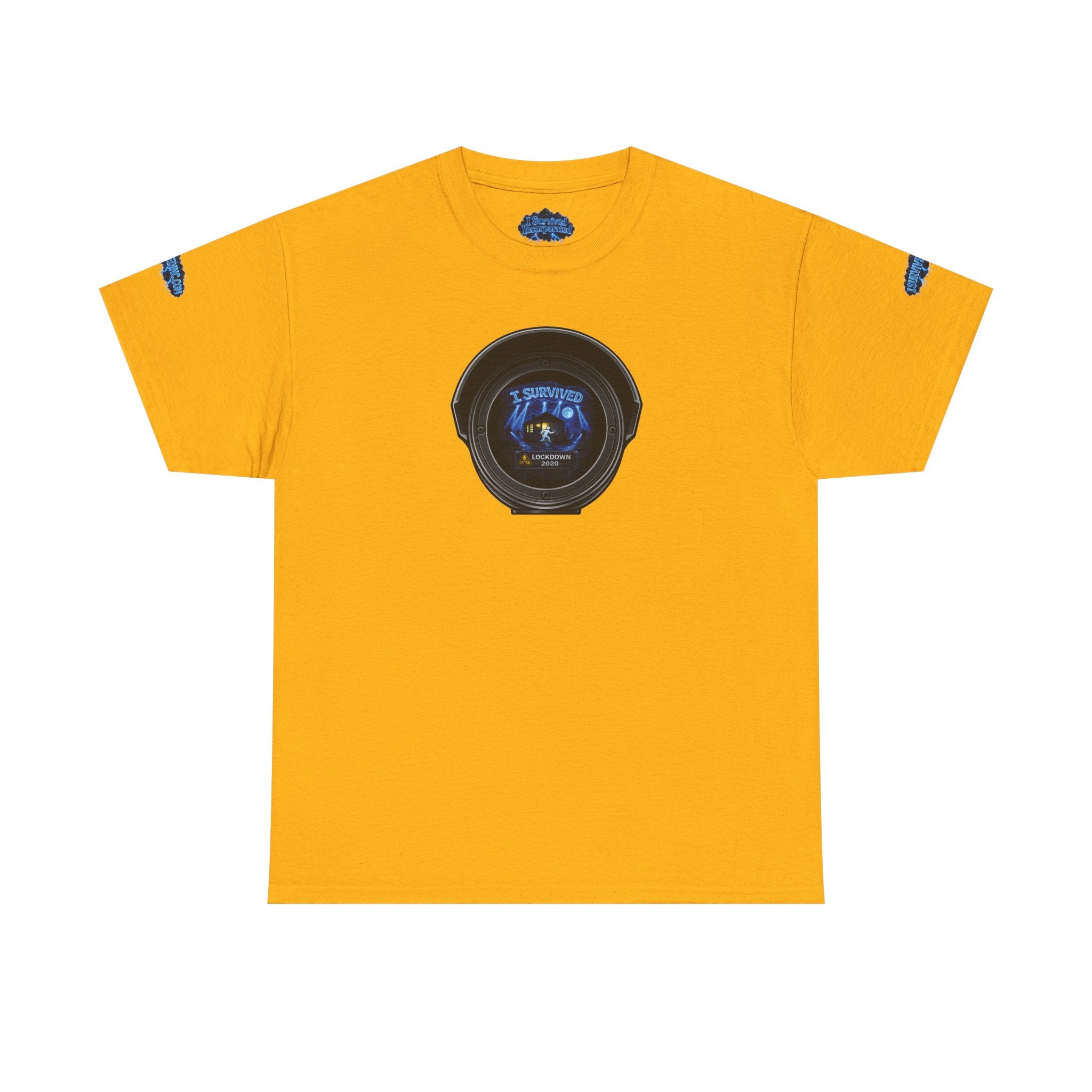 I Survived 2020 — LOCKDOWN S3:E3: Director's Cut Special Edition "Working From Home" Unisex Heavy Cotton Tee