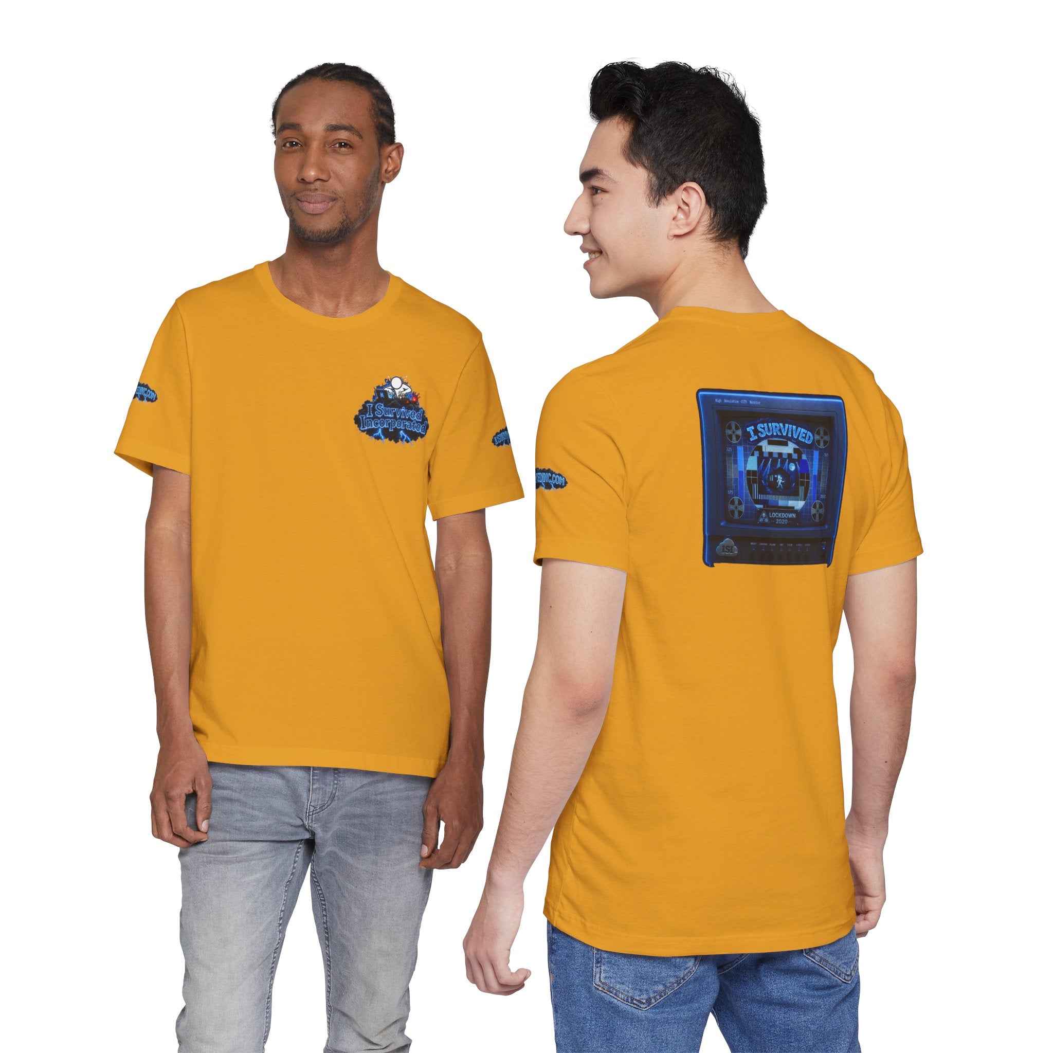 I Survived 2020 — "Please Stand By" Test Pattern Tee Lockdown Special Edition Summer Exclusive Unisex Jersey Short Sleeve Tee