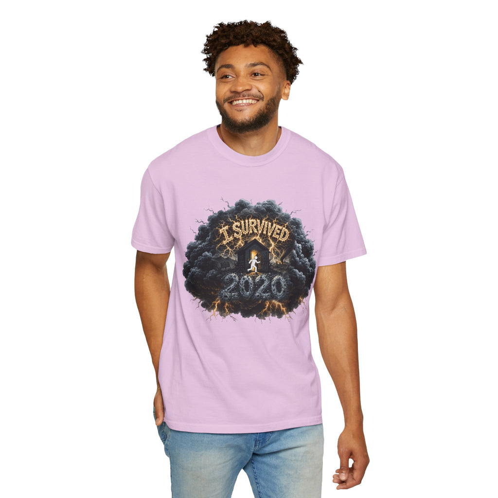 I Survived 2020 — Director's Cut Original Design Teaser Tee | Season 1 Premiere Drop Unisex Garment-Dyed T-shirt