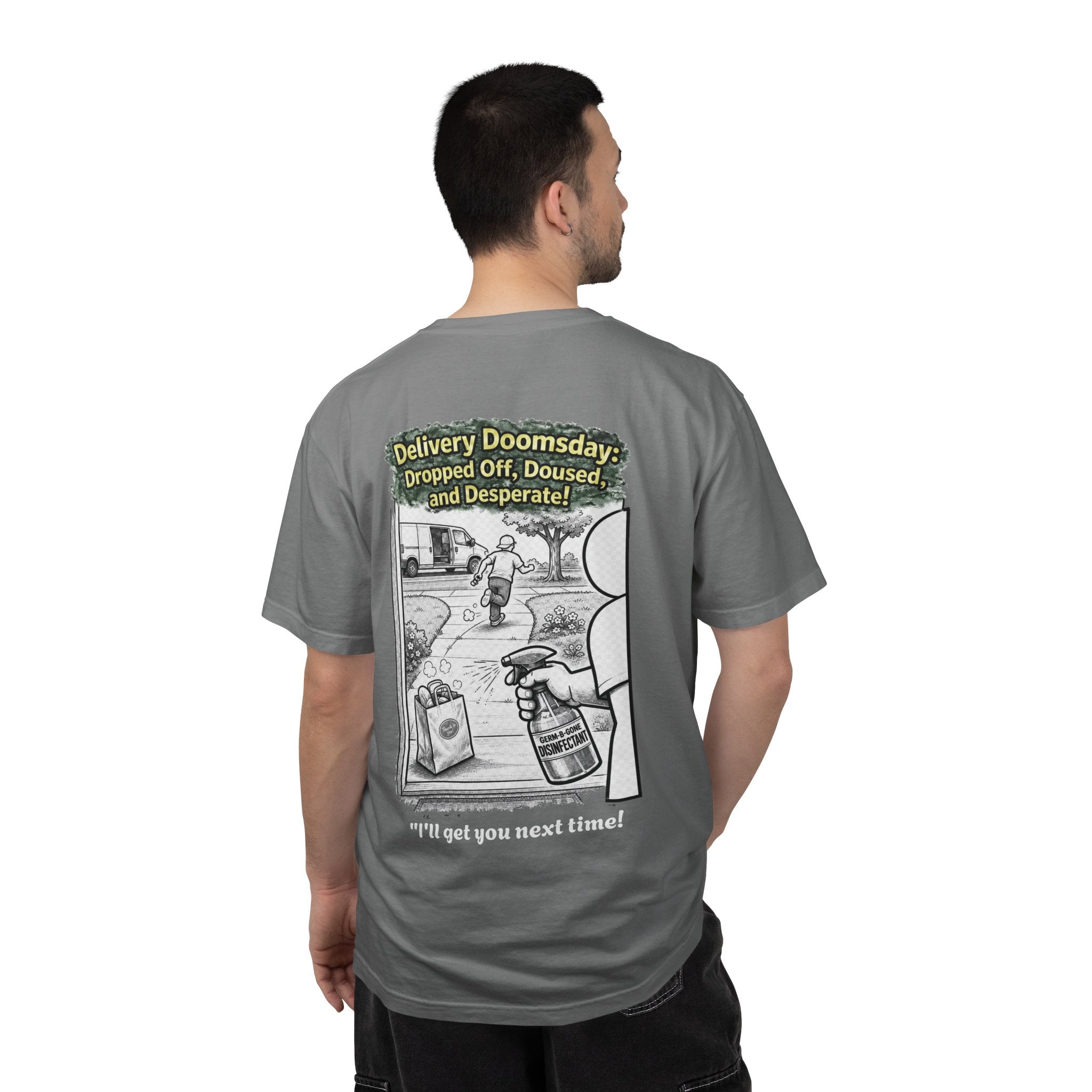 I Survived 2020 — Director's Cut S1:E5 "Delivery Doomsday" | Pandemic Edition Unisex Garment-Dyed T-shirt