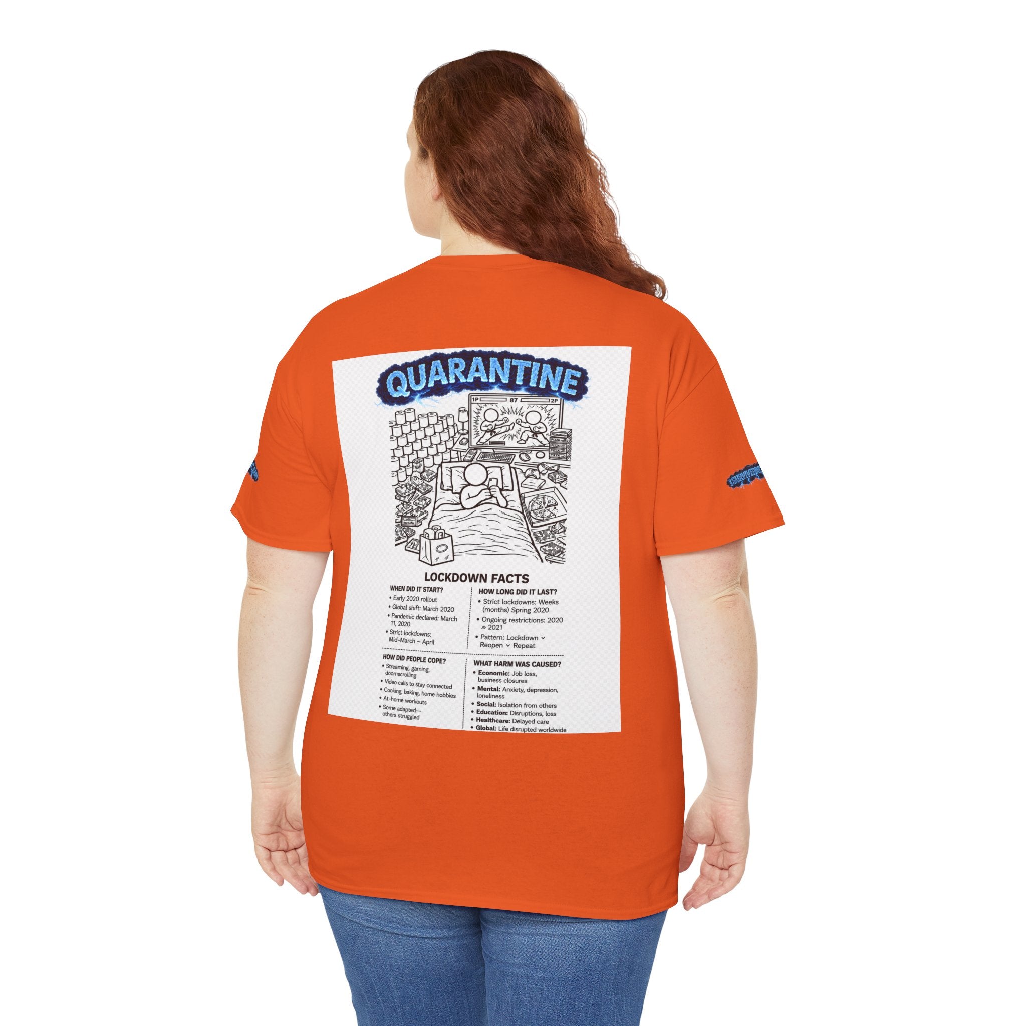 I Survived 2020 — Director's Cut S3:E1 "Quarantine" | Lockdown Edition Documentary Unisex Heavy Cotton Tee (SPECIAL EDITION)