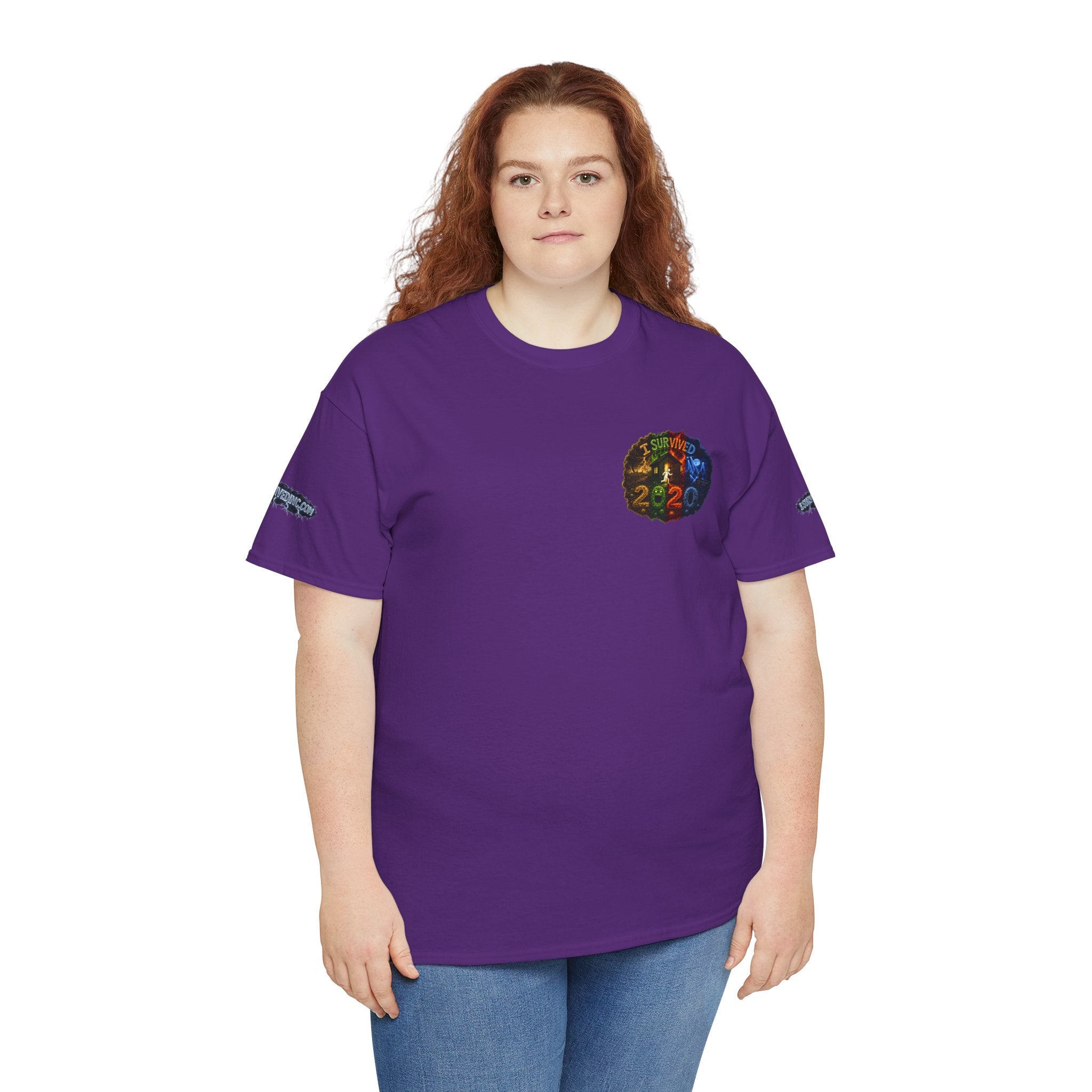 I Survived 2020 — "No Signal" Test Pattern Tee Alien Broadcast Finale Special Edition Summer Premiere Unisex Heavy Cotton Tee