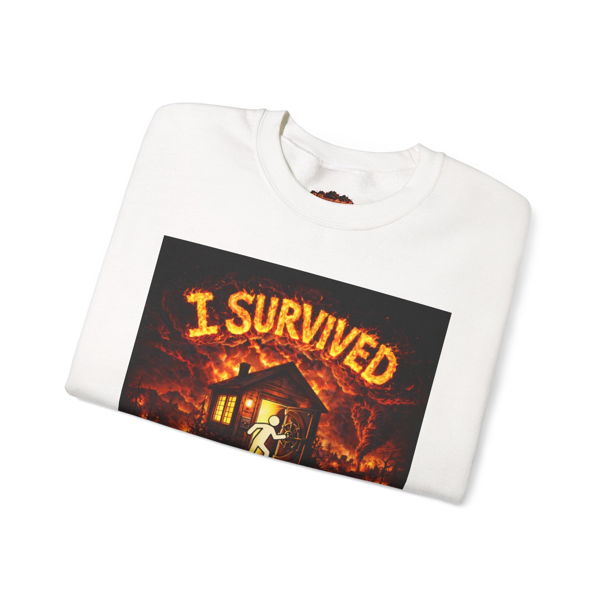 I Survived 2020 — S2:E4 "Western U.S. Wildfire Season" | Mid-Season Finale Pt. 1 | Wildfire Edition Memorial Unisex Heavy Blend™ Crewneck Sweatshirt