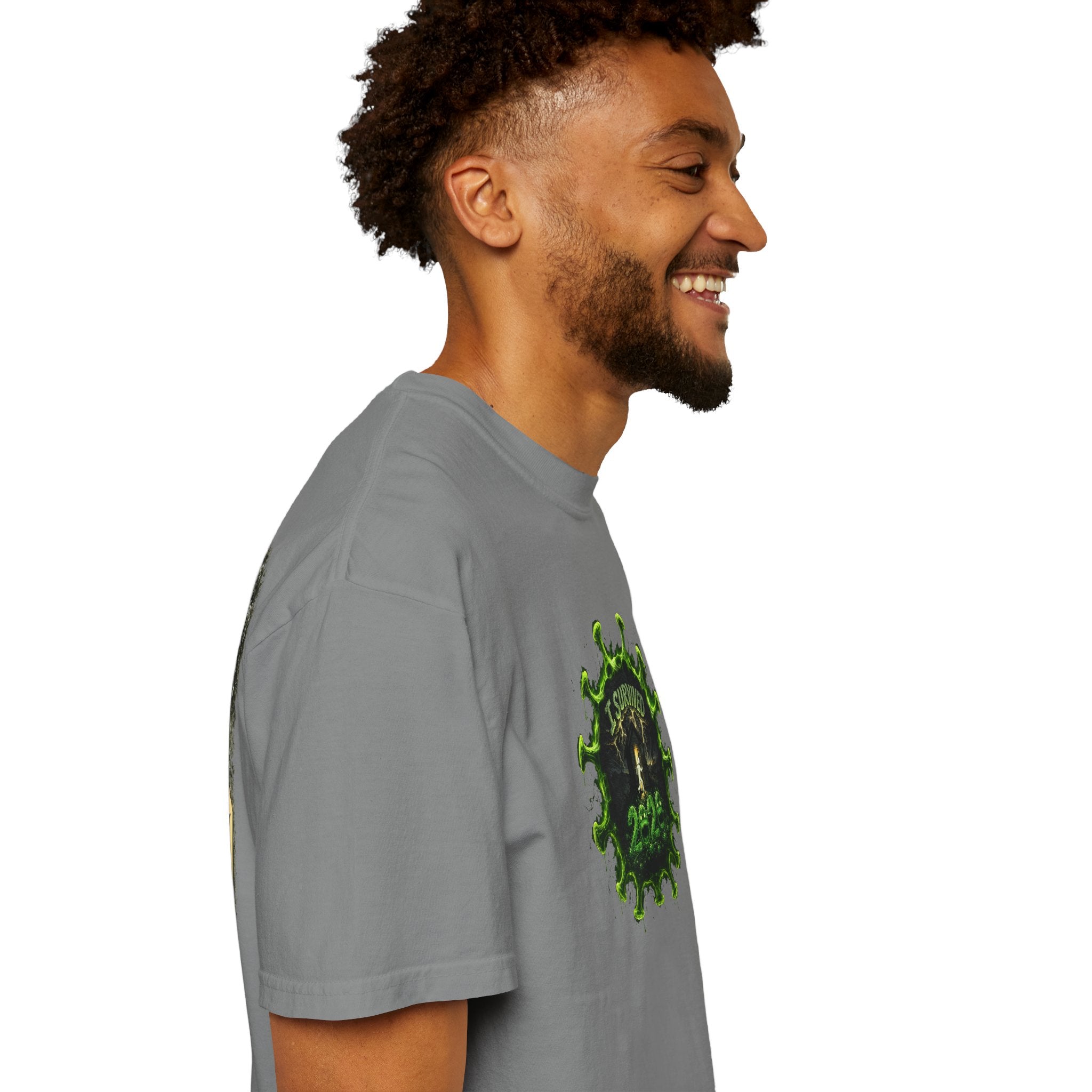 I Survived 2020 —  PANDEMIC S1:E1: Director's Cut "COVID-19: The Coronavirus" Unisex Garment-Dyed T-shirt
