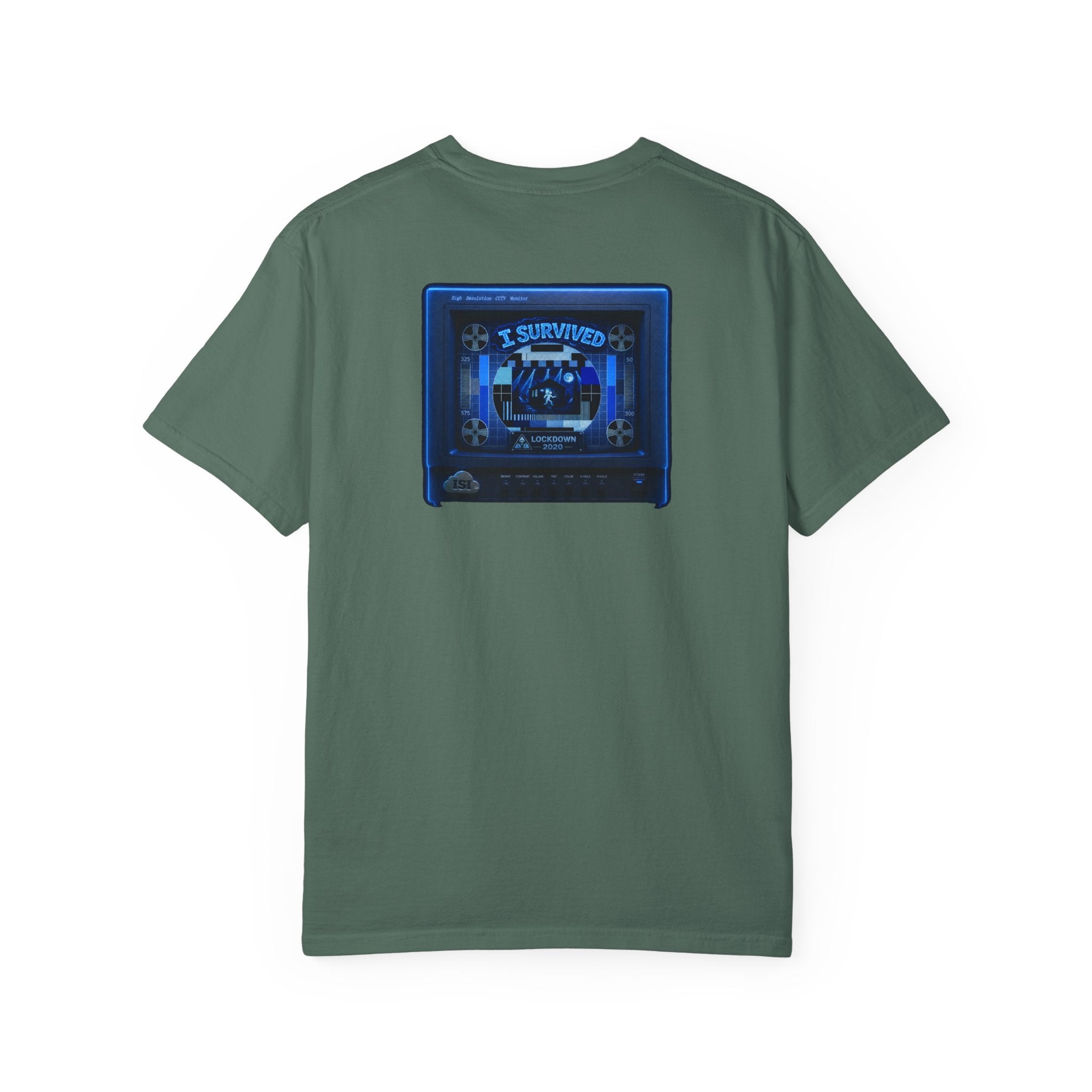I Survived 2020 — "Please Stand By" Test Pattern Tee Lockdown Special Edition Summer Exclusive Unisex Garment-Dyed T-shirt