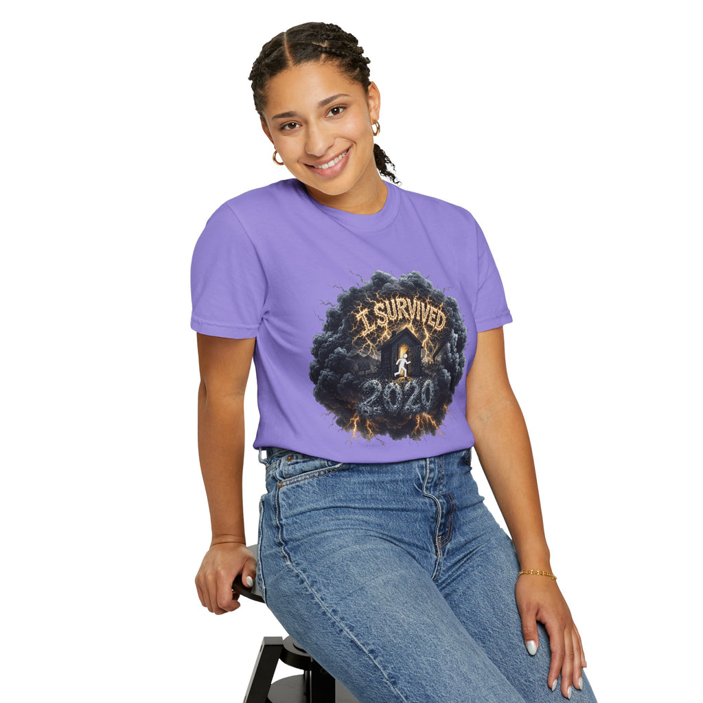 I Survived 2020 — Director's Cut Original Design Teaser Tee | Season 1 Premiere Drop Unisex Garment-Dyed T-shirt