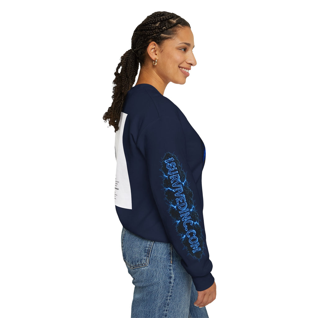 I Survived 2020 — S3:E3 "Remote Schooling" | Lockdown Edition Documentary Unisex Heavy Blend™ Crewneck Sweatshirt