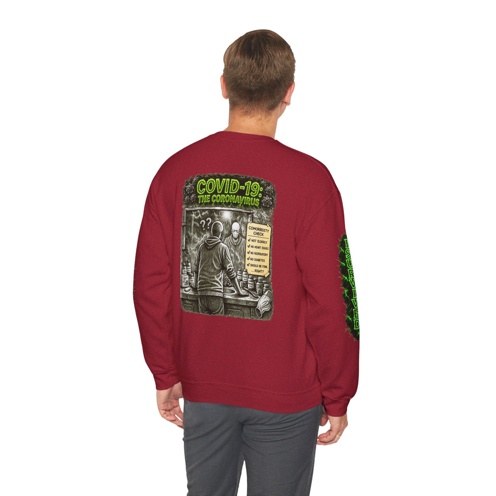 I Survived 2020 — PANDEMIC S1:E1: Director's Cut "COVID-19: The Coronavirus" Unisex Heavy Blend™ Crewneck Sweatshirt