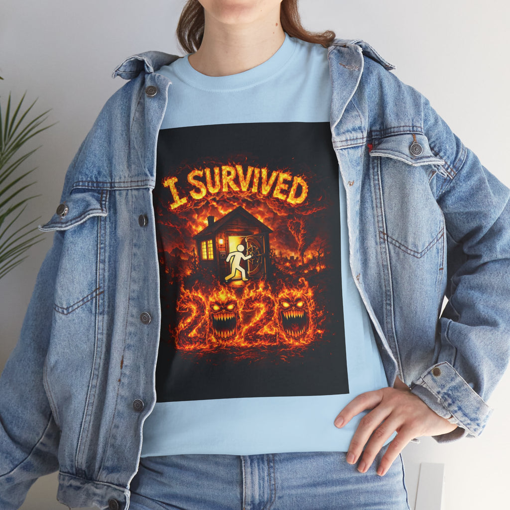 I Survived 2020 — S2:E4 "Western U.S. Wildfire Season" | Mid-Season Finale Pt. 1 | Wildfire Edition Memorial Unisex Heavy Cotton Tee (SPECIAL EDITION)