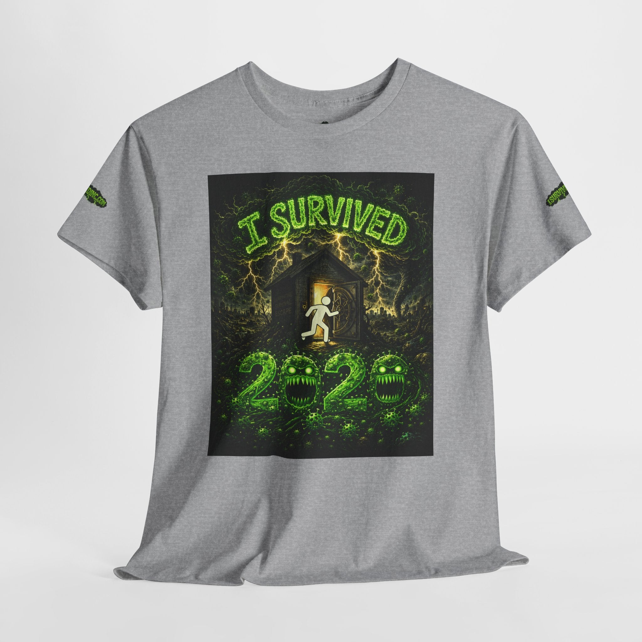 I Survived 2020 — S1:E1 "COVID-19: The Coronavirus" | Pandemic Edition Unisex Heavy Cotton Tee (SPECIAL EDITION)