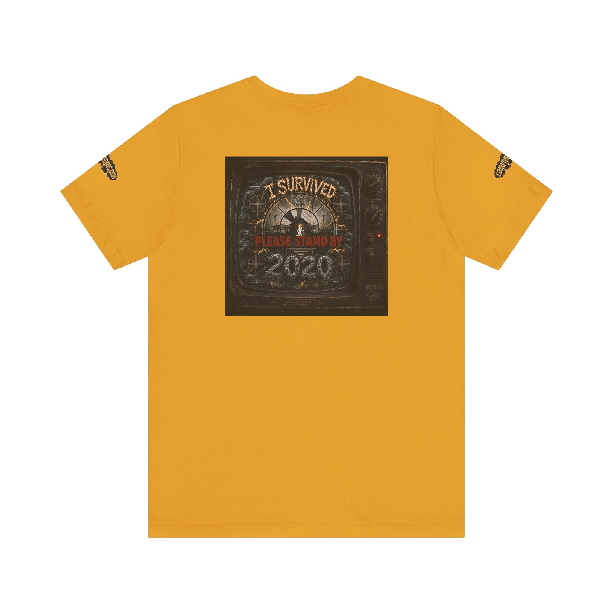 I Survived 2020 — "Please Stand By" Test Pattern Tee Special Edition Summer Premier Unisex Jersey Short Sleeve Tee