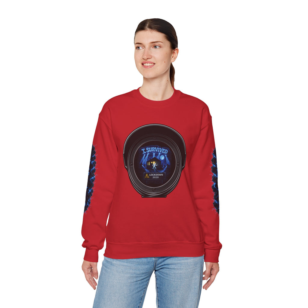 I Survived 2020 — Director's Cut S3:E3 "Remote Schooling" | Lockdown Edition Documentary Unisex Heavy Blend™ Crewneck Sweatshirt