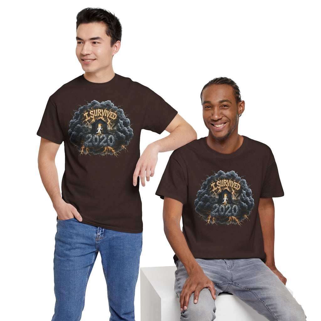 I Survived 2020 — Director's Cut Original Design Teaser Tee | Season 1 Premiere Drop Unisex Heavy Cotton Tee
