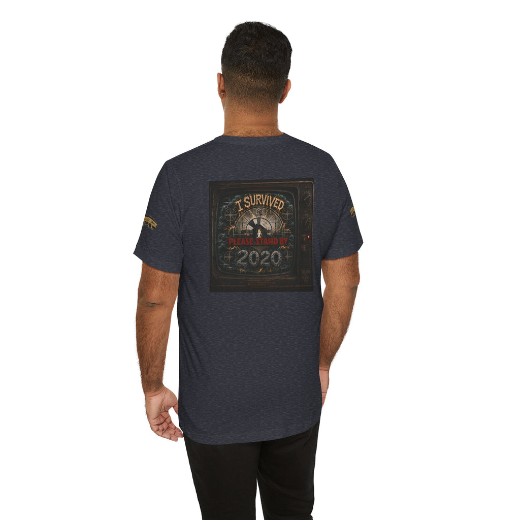 I Survived 2020 — "Please Stand By" Test Pattern Tee Special Edition Summer Premier Unisex Jersey Short Sleeve Tee
